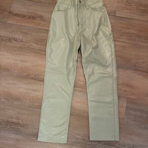 NWT Abercrombie & Fitch Curve Love Vegan Leather Pants